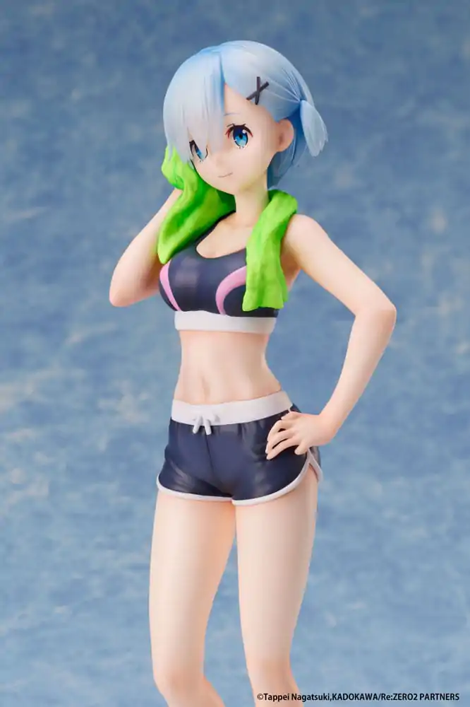 Re:Zero Starting Life in another World PVC Socha 1/7 Rem Sports Wear 23 cm produktová fotografia