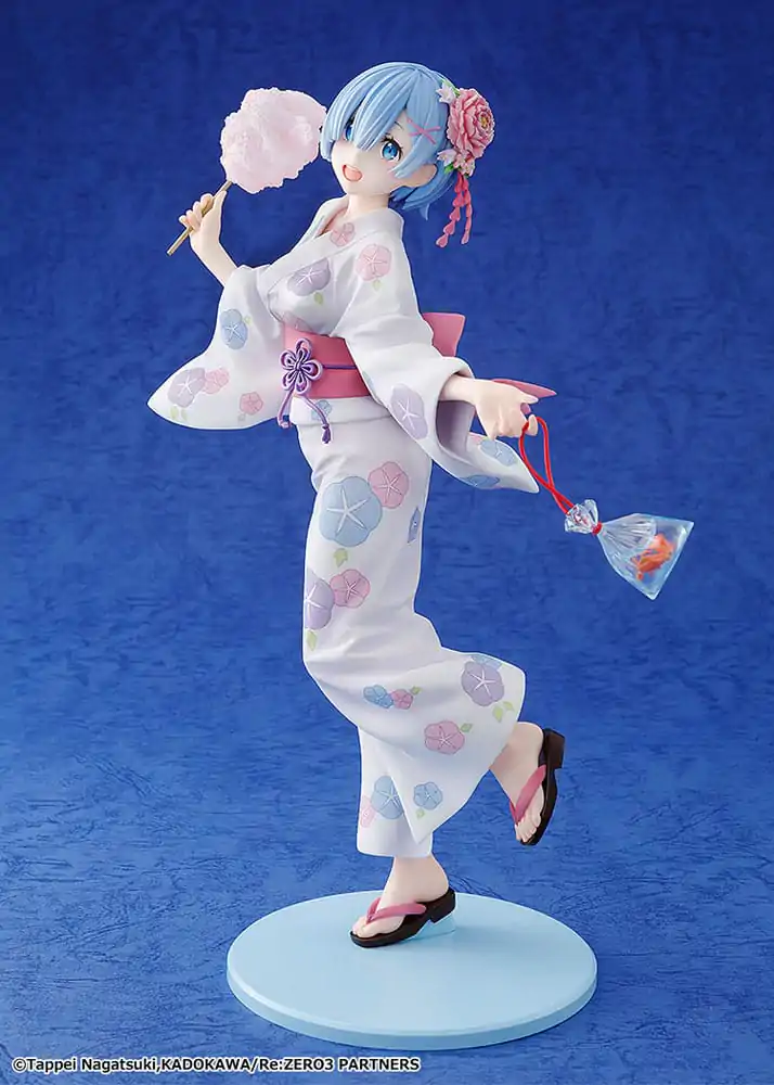 Re:ZERO -Starting Life in Another World- PVC Socha 1/8 Rem Yukata Ver. Renewal Package Edition 23 cm produktová fotografia