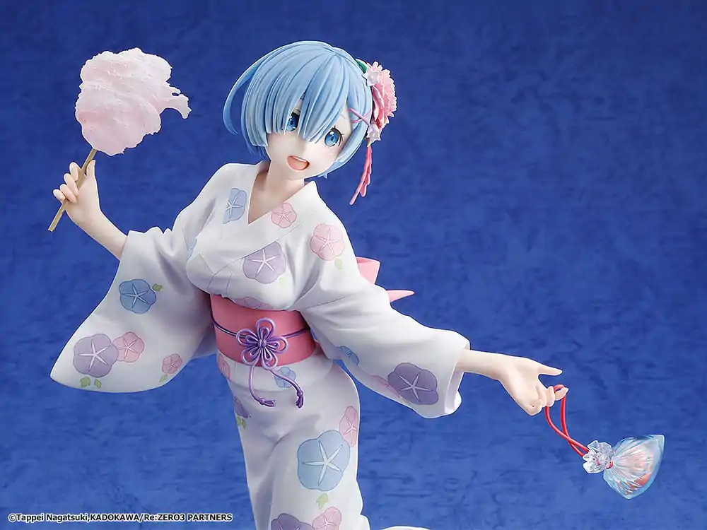 Re:ZERO -Starting Life in Another World- PVC Socha 1/8 Rem Yukata Ver. Renewal Package Edition 23 cm produktová fotografia