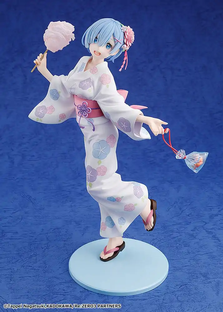 Re:ZERO -Starting Life in Another World- PVC Socha 1/8 Rem Yukata Ver. Renewal Package Edition 23 cm produktová fotografia