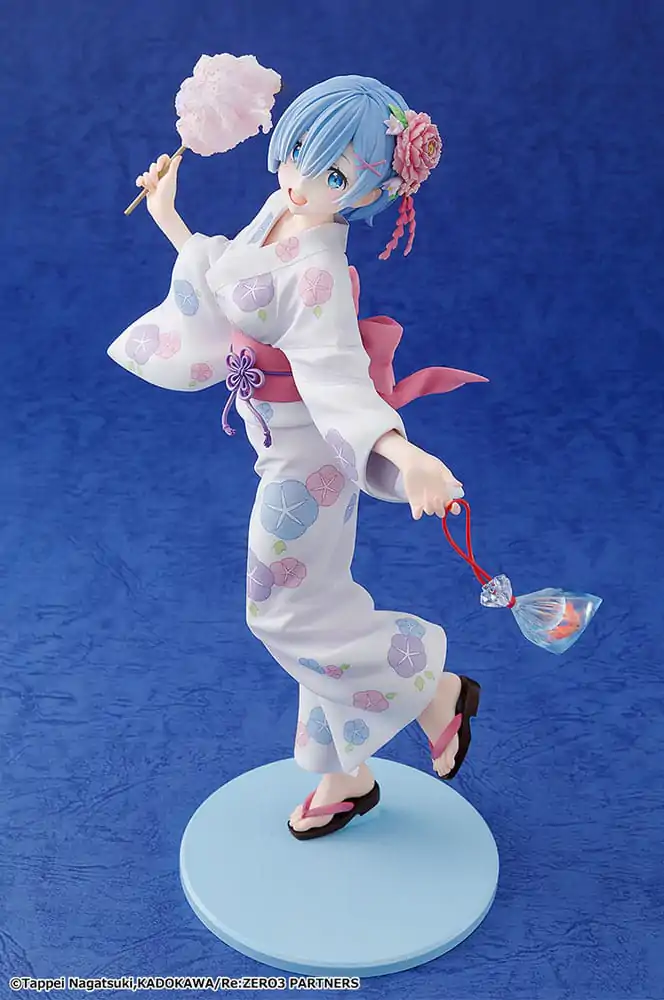 Re:ZERO -Starting Life in Another World- PVC Socha 1/8 Rem Yukata Ver. Renewal Package Edition 23 cm produktová fotografia