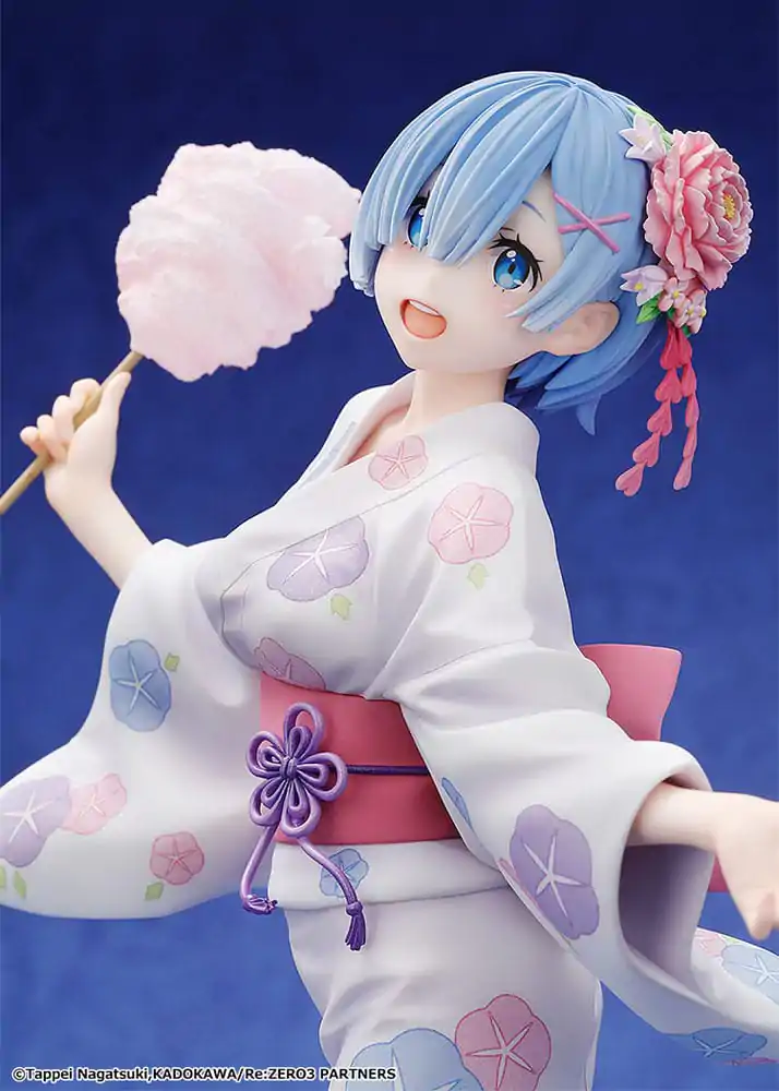 Re:ZERO -Starting Life in Another World- PVC Socha 1/8 Rem Yukata Ver. Renewal Package Edition 23 cm produktová fotografia