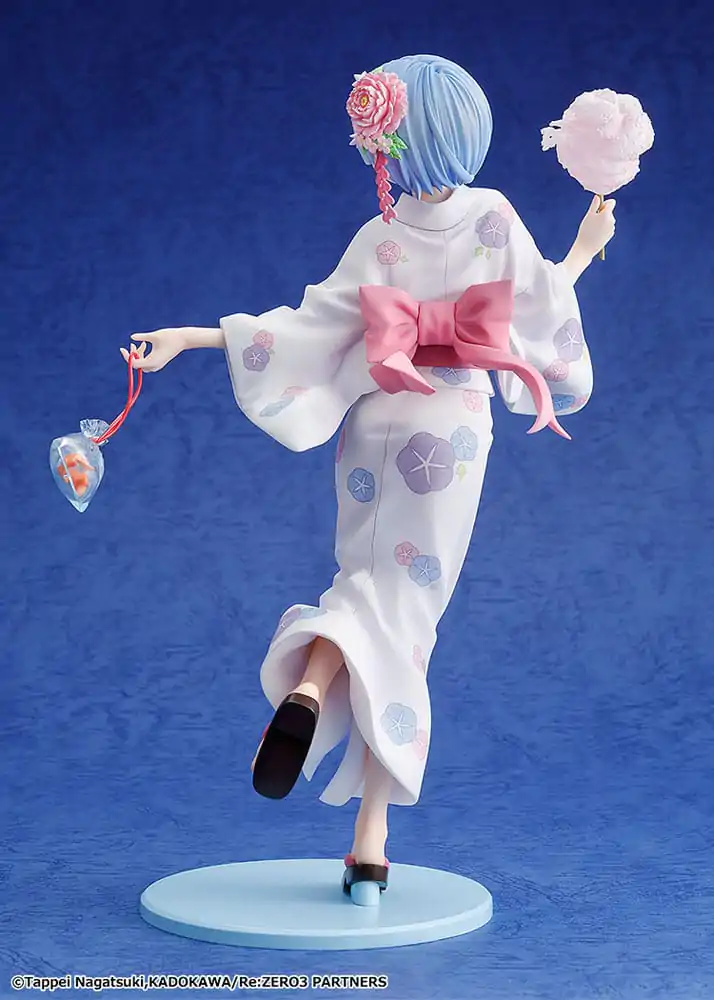 Re:ZERO -Starting Life in Another World- PVC Socha 1/8 Rem Yukata Ver. Renewal Package Edition 23 cm produktová fotografia