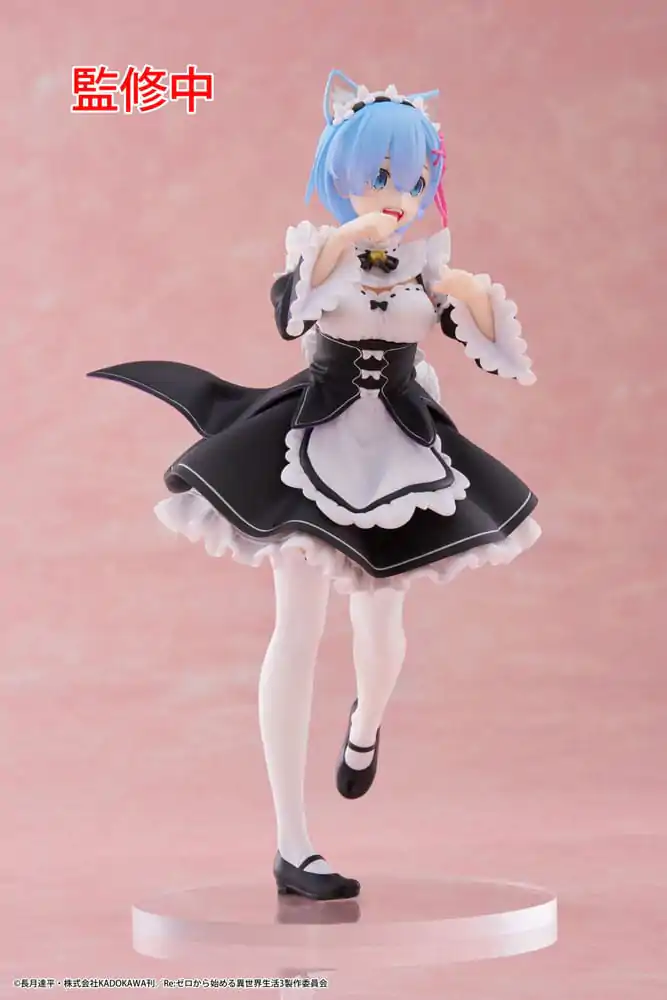 Re:Zero Starting Life in Another World Coreful PVC soška Rem Cat Maid Ver. produktová fotografia