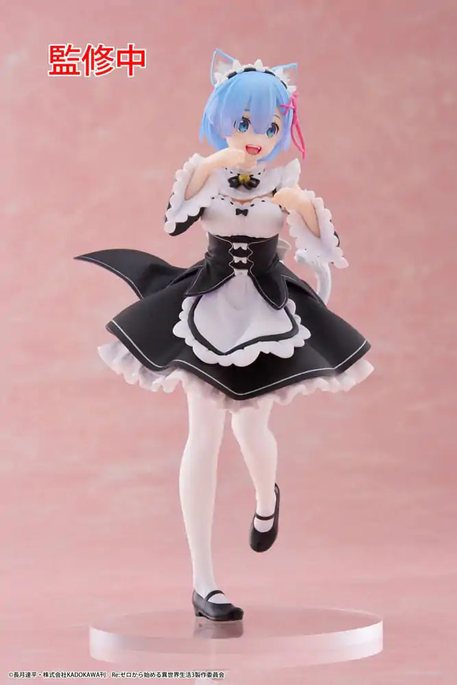 Re:Zero Starting Life in Another World Coreful PVC soška Rem Cat Maid Ver. produktová fotografia