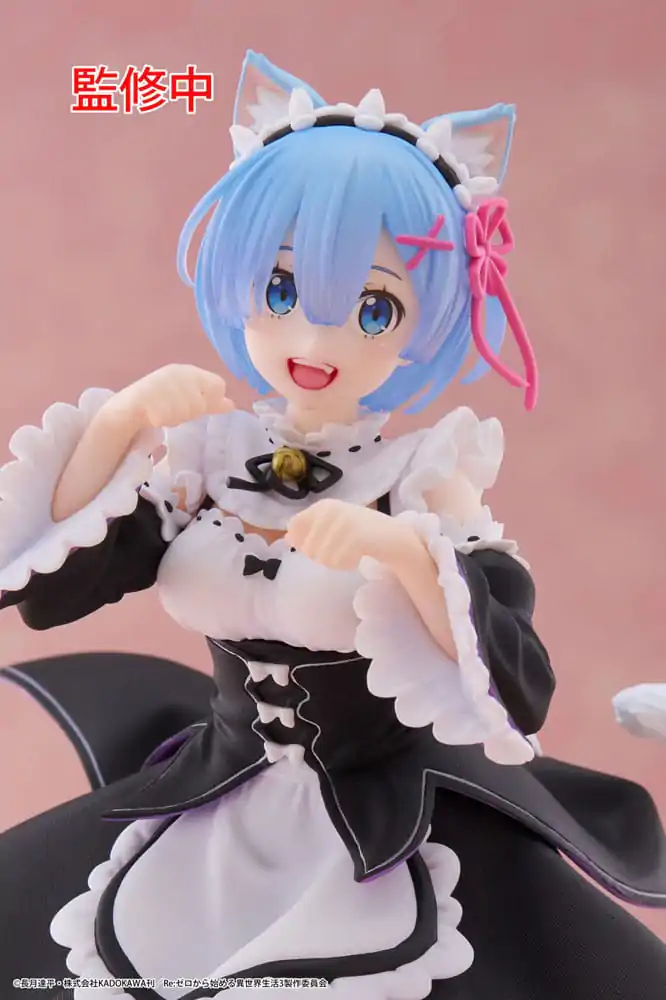 Re:Zero Starting Life in Another World Coreful PVC soška Rem Cat Maid Ver. produktová fotografia