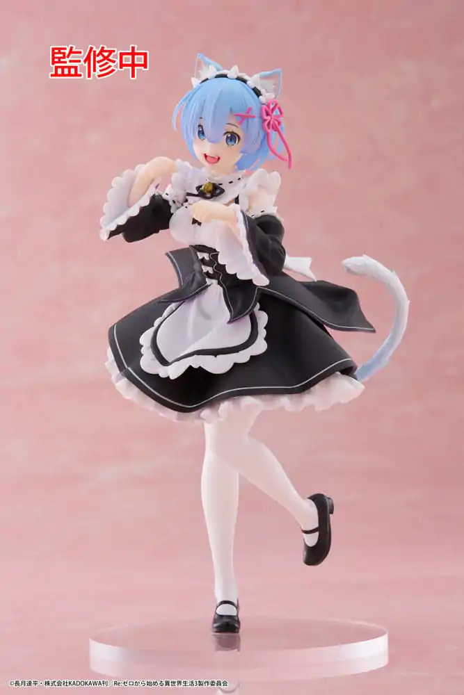 Re:Zero Starting Life in Another World Coreful PVC soška Rem Cat Maid Ver. produktová fotografia