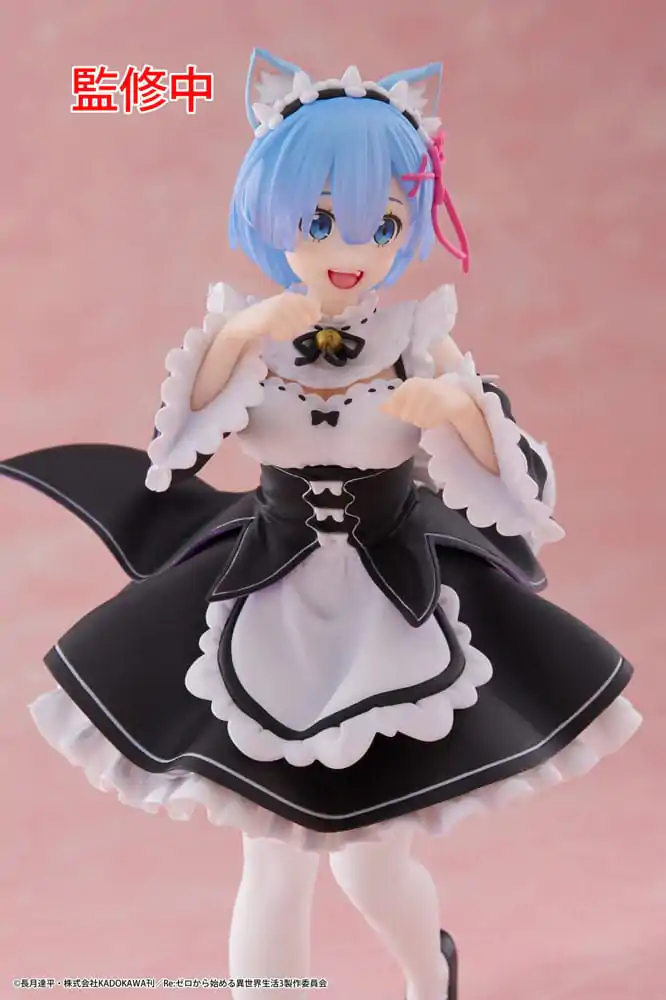Re:Zero Starting Life in Another World Coreful PVC soška Rem Cat Maid Ver. produktová fotografia