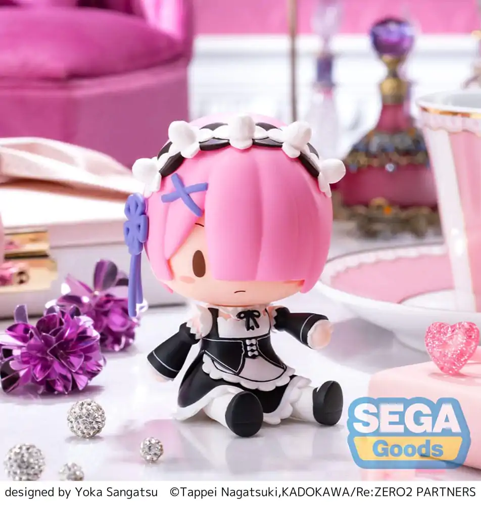 Re:Zero Starting Life in Another World Fuwa Petit Chibi Figúrka Ram 8 cm produktová fotografia