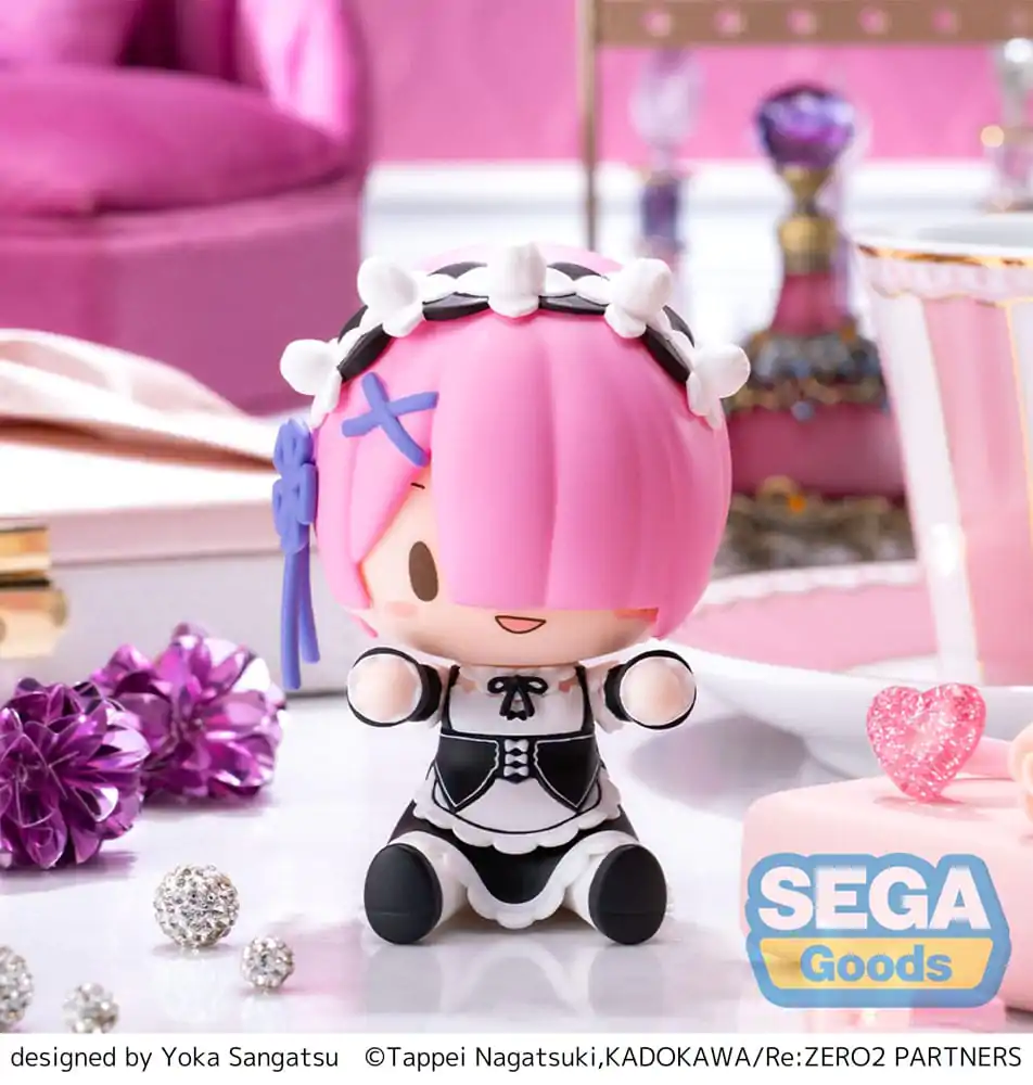 Re:Zero Starting Life in Another World Fuwa Petit Chibi Figúrka Ram 8 cm produktová fotografia
