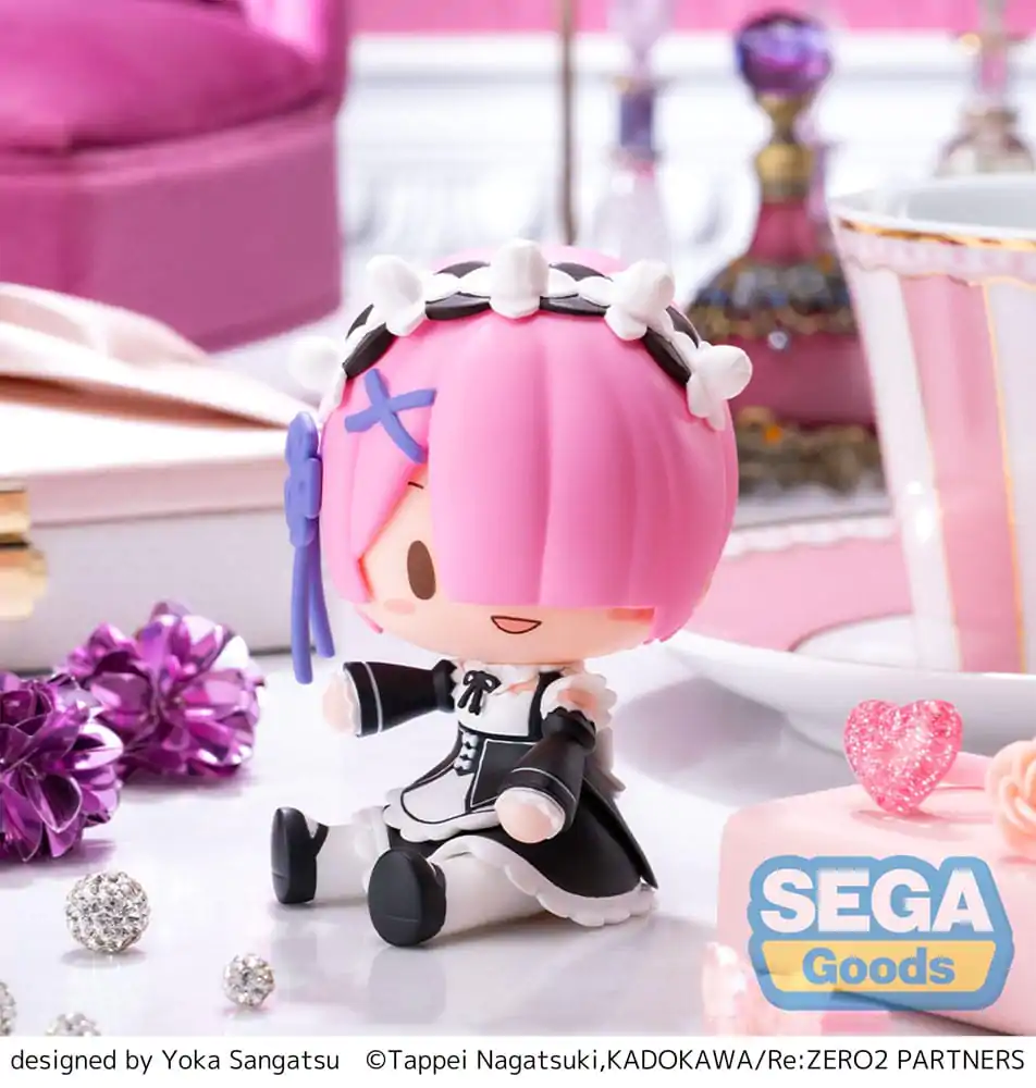 Re:Zero Starting Life in Another World Fuwa Petit Chibi Figúrka Ram 8 cm produktová fotografia
