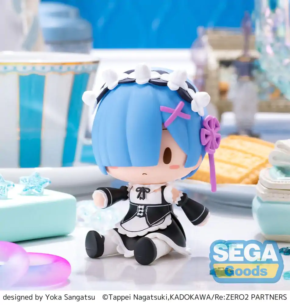 Re:Zero Starting Life in Another World Fuwa Petit Chibi figurka Rem 8 cm termékfotó