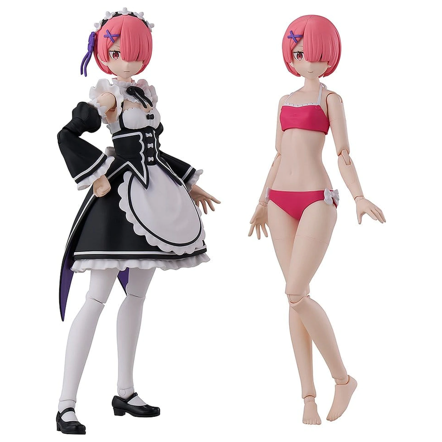Re:ZERO -Starting Life in Another World- Kadokawa Plastic Model Series Plastikový Model Kit Ram DX Ver. 16 cm produktová fotografia