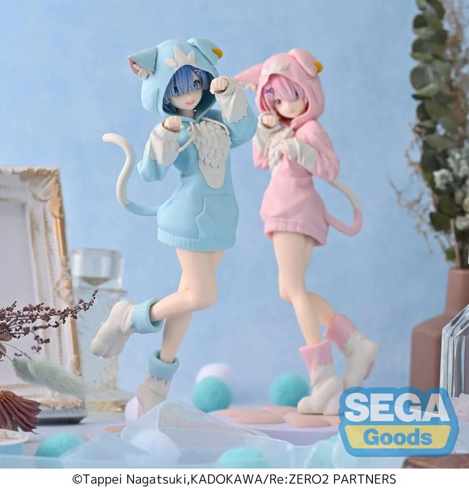 Re:Zero Starting Life in Another World Luminasta PVC Socha Rem Mofumofu Pack 21 cm produktová fotografia