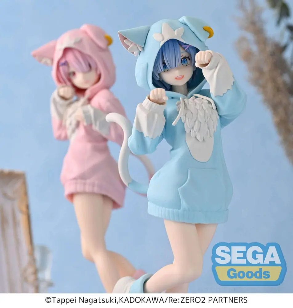 Re:Zero Starting Life in Another World Luminasta PVC Socha Rem Mofumofu Pack 21 cm produktová fotografia