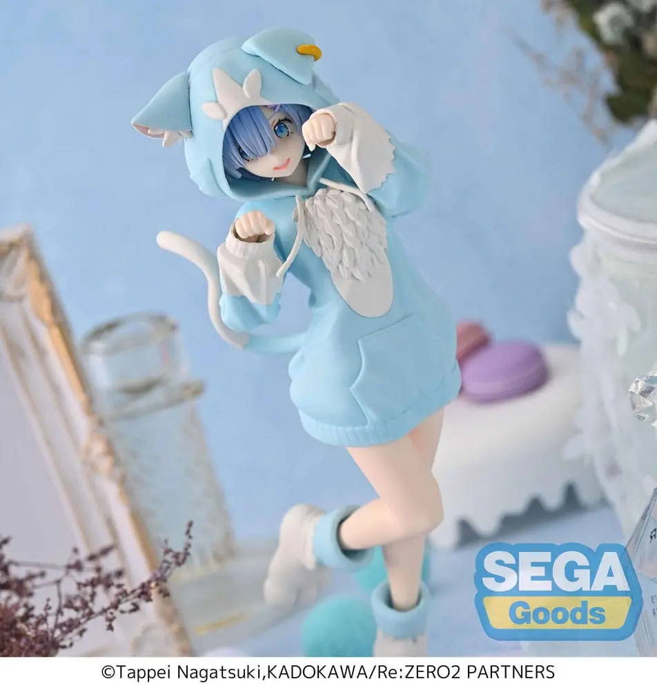 Re:Zero Starting Life in Another World Luminasta PVC Socha Rem Mofumofu Pack 21 cm produktová fotografia