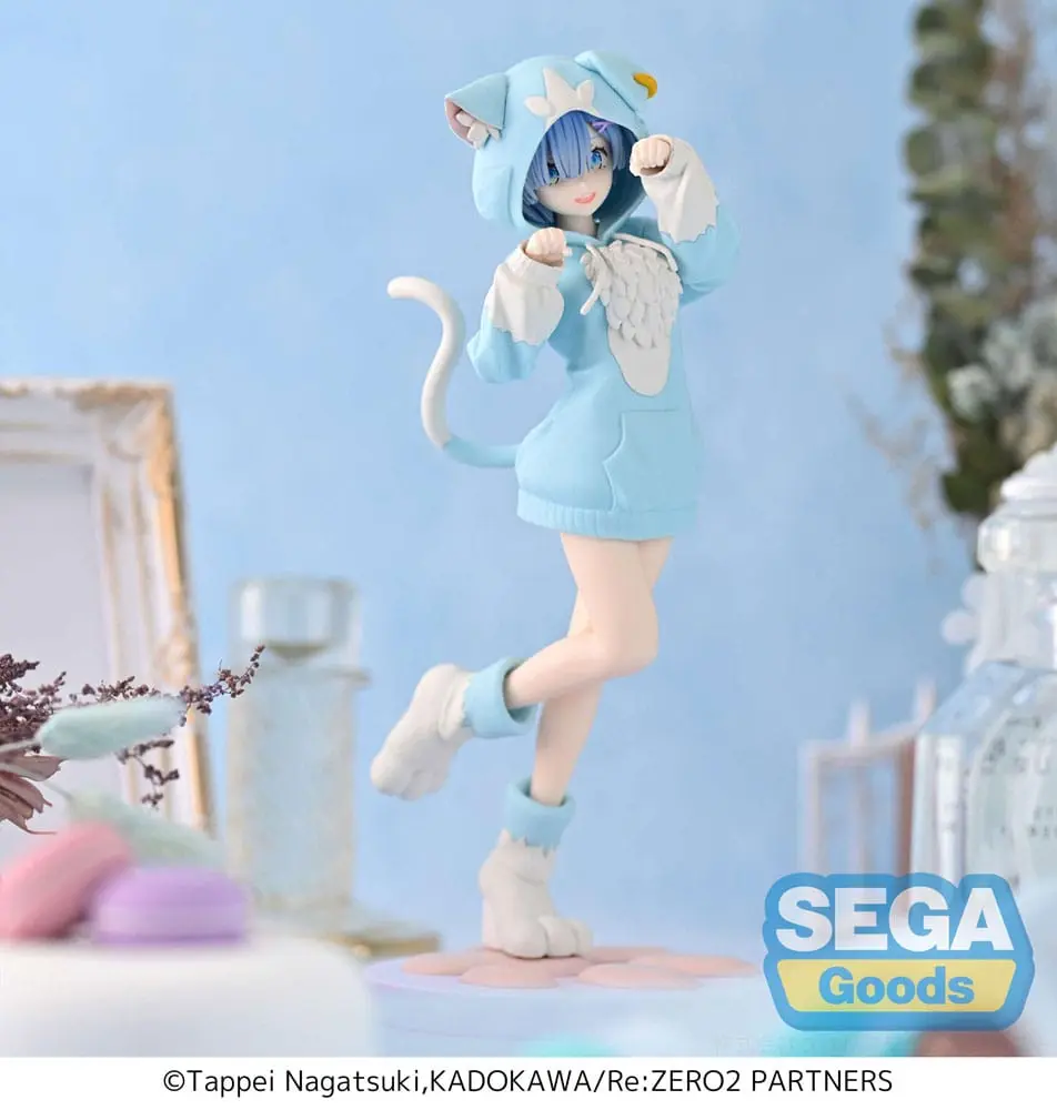 Re:Zero Starting Life in Another World Luminasta PVC Socha Rem Mofumofu Pack 21 cm produktová fotografia