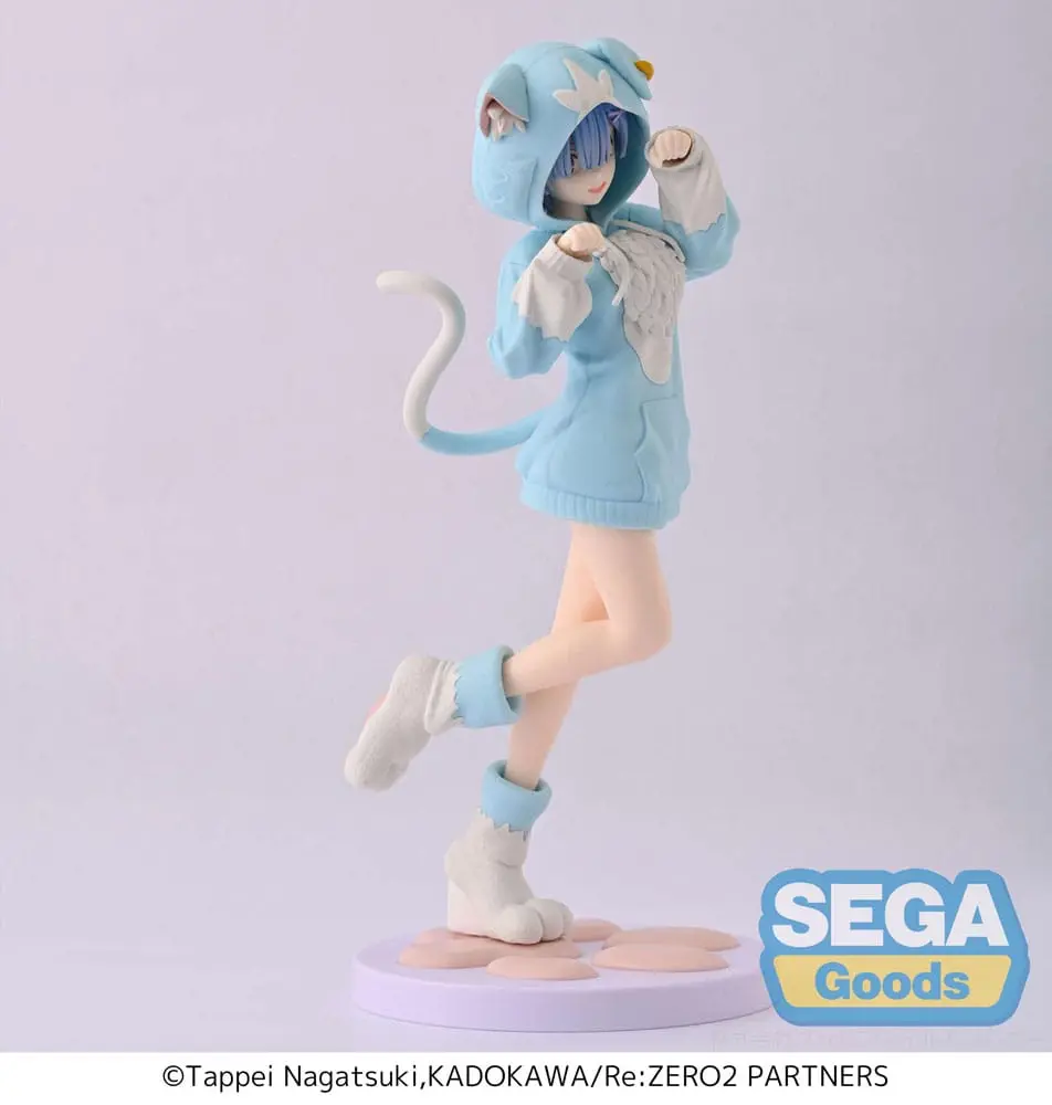 Re:Zero Starting Life in Another World Luminasta PVC Socha Rem Mofumofu Pack 21 cm produktová fotografia