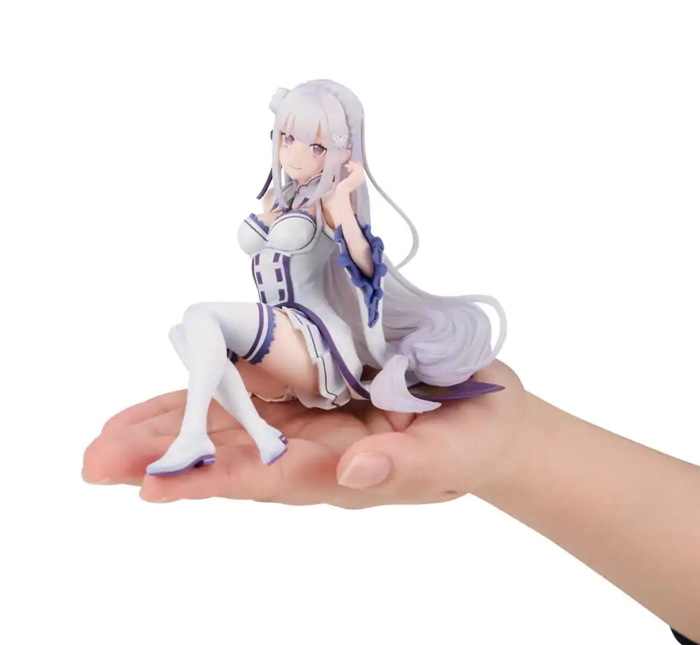 Re:ZERO Starting Life in Another World Melty Princess PVC soška Emilia Palm Size 9 cm produktová fotografia