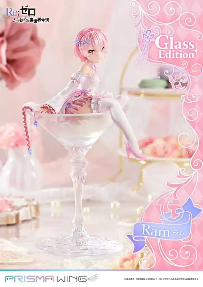 Re:ZERO Starting Life in Another World Prisma Wing PVC socha 1/7 Ram Glass Edition 24 cm produktová fotografia