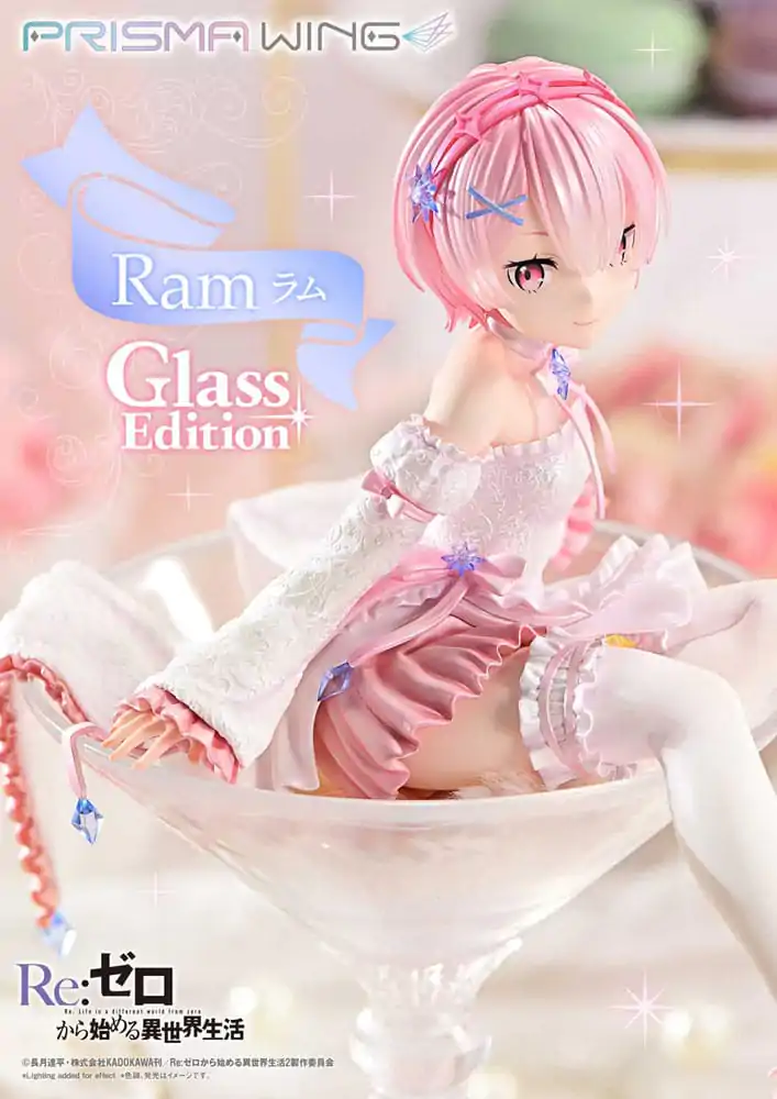 Re:ZERO Starting Life in Another World Prisma Wing PVC socha 1/7 Ram Glass Edition 24 cm produktová fotografia