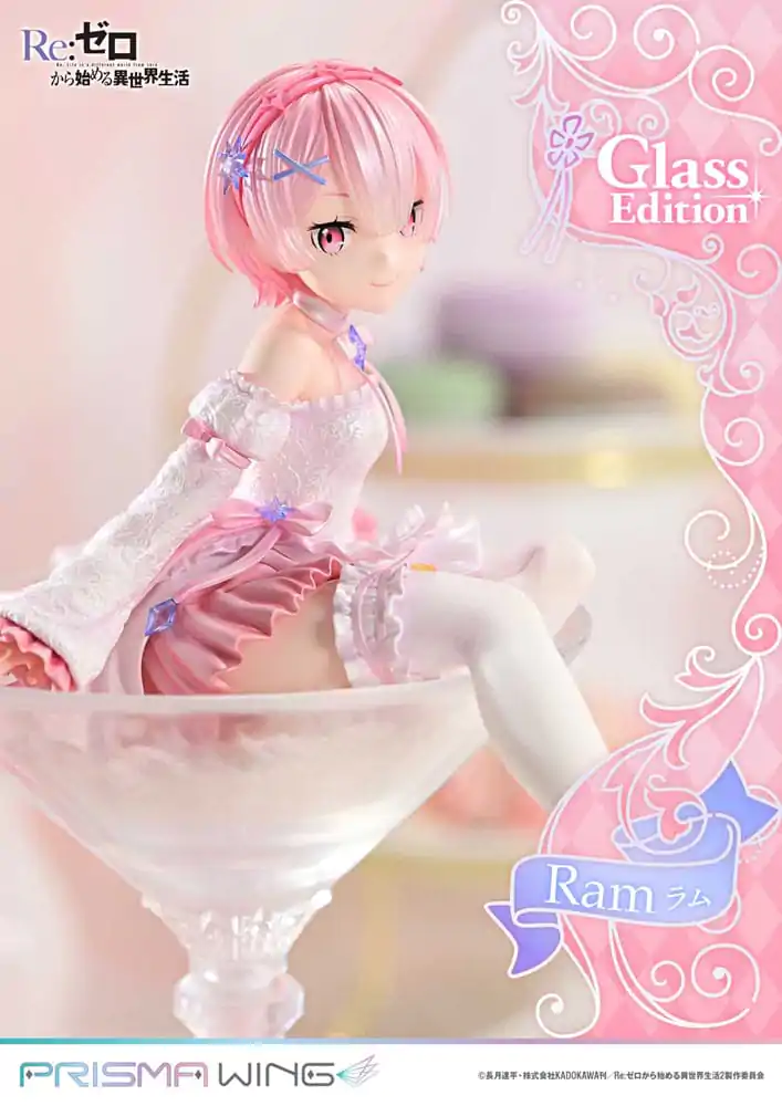 Re:ZERO Starting Life in Another World Prisma Wing PVC socha 1/7 Ram Glass Edition 24 cm produktová fotografia