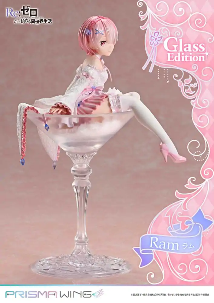 Re:ZERO Starting Life in Another World Prisma Wing PVC socha 1/7 Ram Glass Edition 24 cm produktová fotografia