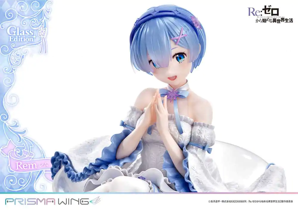 Re:Zero - Starting Life in Another World Prisma Wing PVC Socha figúrka 1/7 Rem Glass Edition 23 cm termékfotó