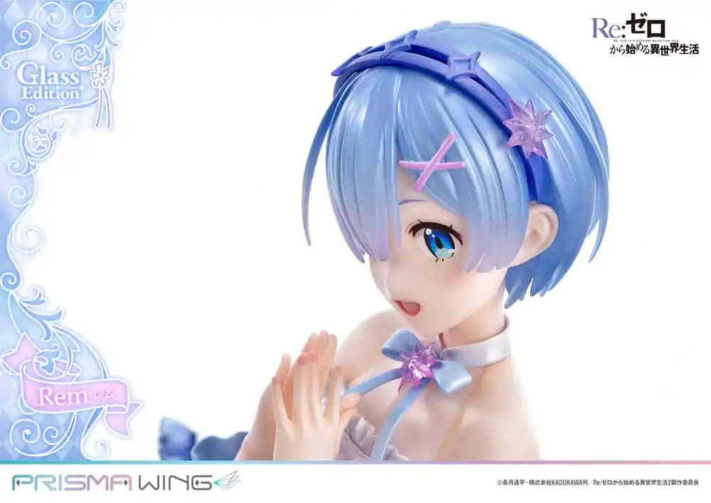 Re:Zero - Starting Life in Another World Prisma Wing PVC Socha figúrka 1/7 Rem Glass Edition 23 cm termékfotó