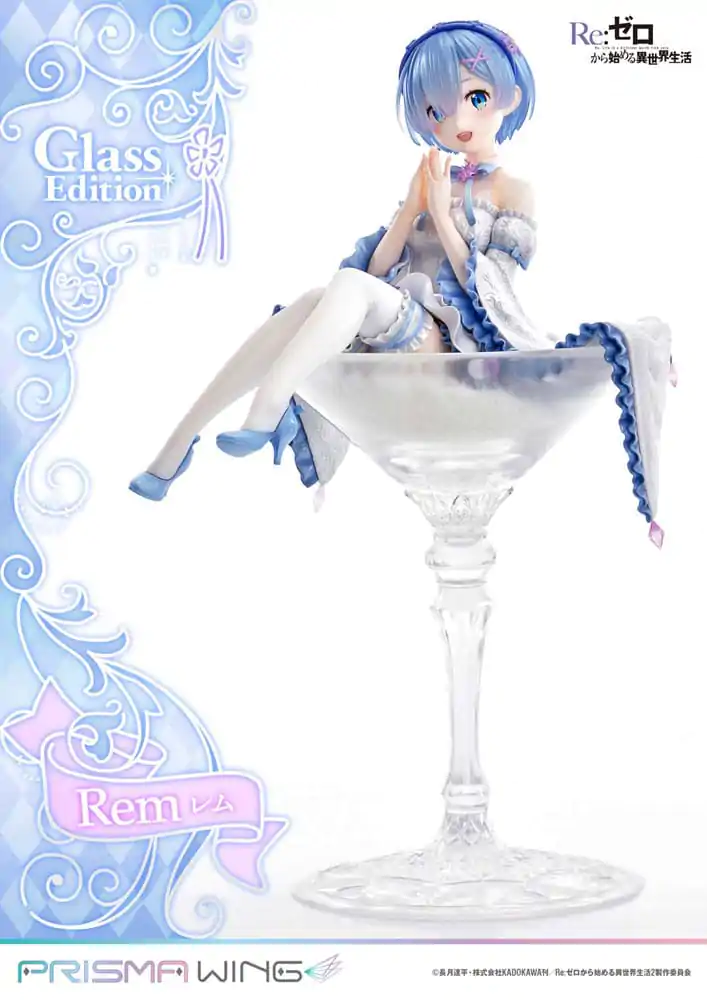 Re:Zero - Starting Life in Another World Prisma Wing PVC Socha figúrka 1/7 Rem Glass Edition 23 cm termékfotó