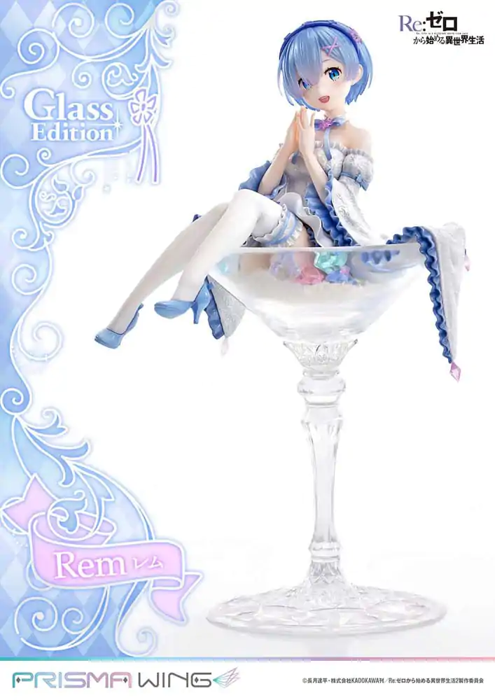 Re:Zero - Starting Life in Another World Prisma Wing PVC Socha figúrka 1/7 Rem Glass Edition 23 cm termékfotó