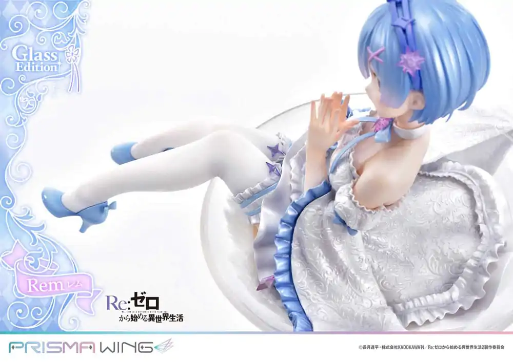 Re:Zero - Starting Life in Another World Prisma Wing PVC Socha figúrka 1/7 Rem Glass Edition 23 cm termékfotó