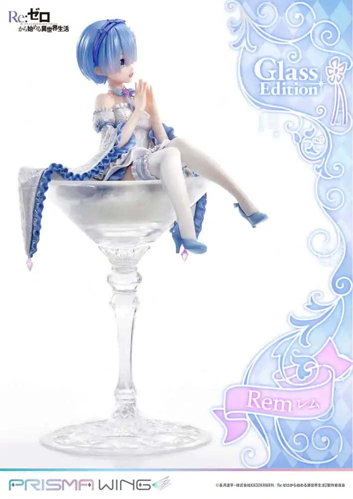 Re:Zero - Starting Life in Another World Prisma Wing PVC Socha figúrka 1/7 Rem Glass Edition 23 cm termékfotó