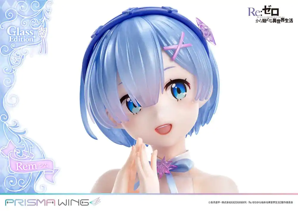 Re:Zero - Starting Life in Another World Prisma Wing PVC Socha figúrka 1/7 Rem Glass Edition 23 cm termékfotó