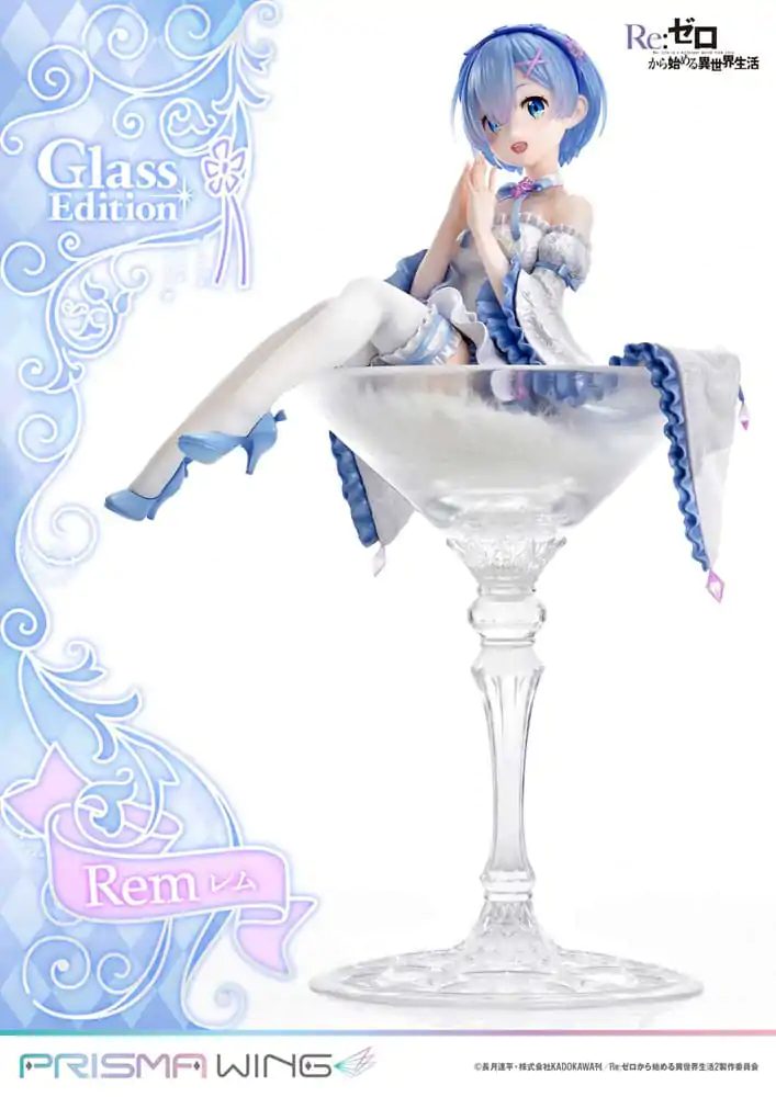 Re:Zero - Starting Life in Another World Prisma Wing PVC Socha figúrka 1/7 Rem Glass Edition 23 cm termékfotó