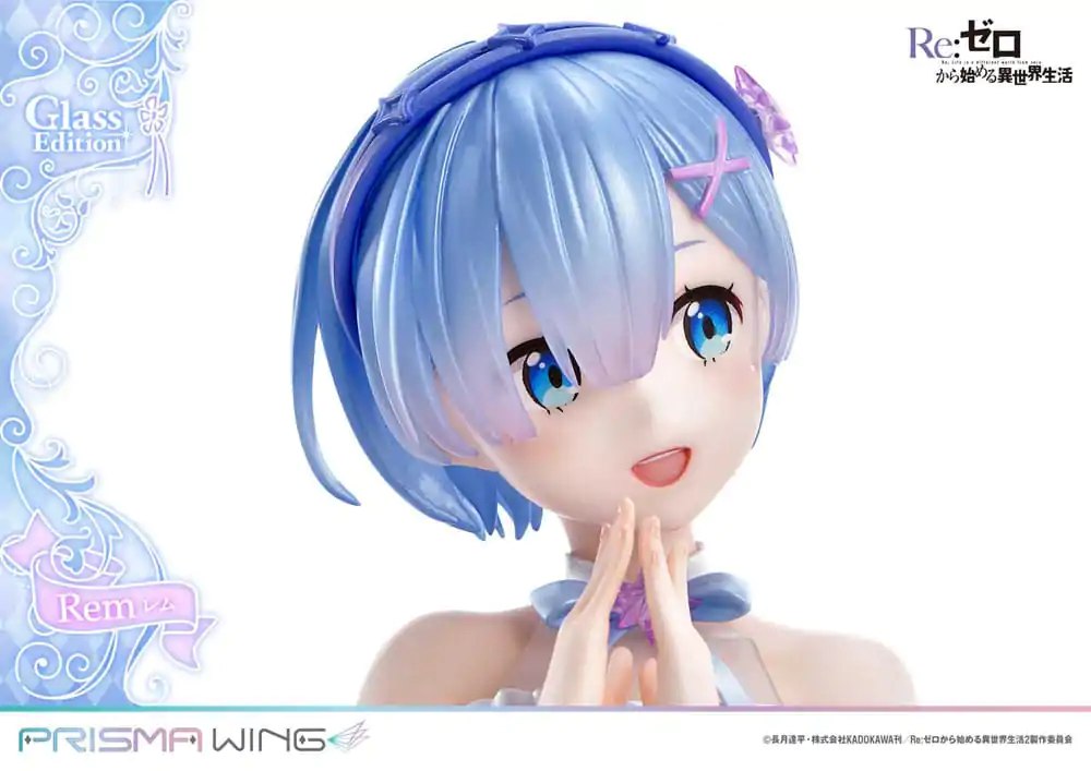 Re:Zero - Starting Life in Another World Prisma Wing PVC Socha figúrka 1/7 Rem Glass Edition 23 cm termékfotó