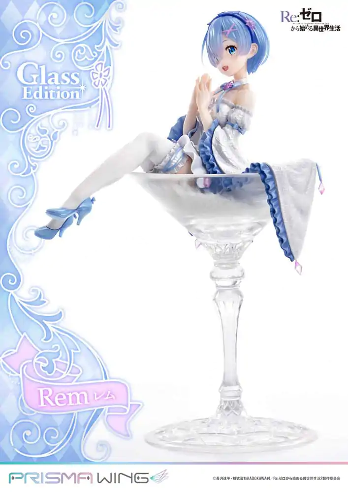 Re:Zero - Starting Life in Another World Prisma Wing PVC Socha figúrka 1/7 Rem Glass Edition 23 cm termékfotó