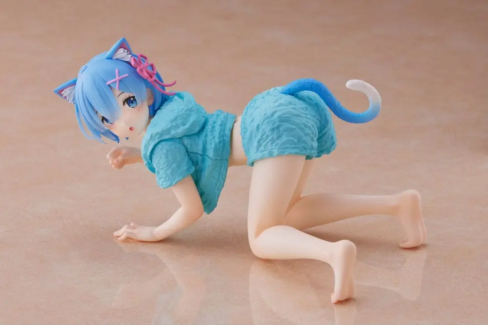 Re:Zero - Starting Life in Another World PVC Soška Rem Cat Roomwear Version produktová fotografia
