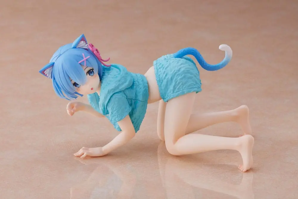 Re:Zero - Starting Life in Another World PVC Soška Rem Cat Roomwear Version produktová fotografia
