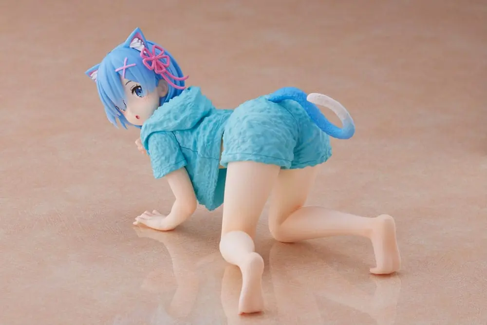 Re:Zero - Starting Life in Another World PVC Soška Rem Cat Roomwear Version produktová fotografia