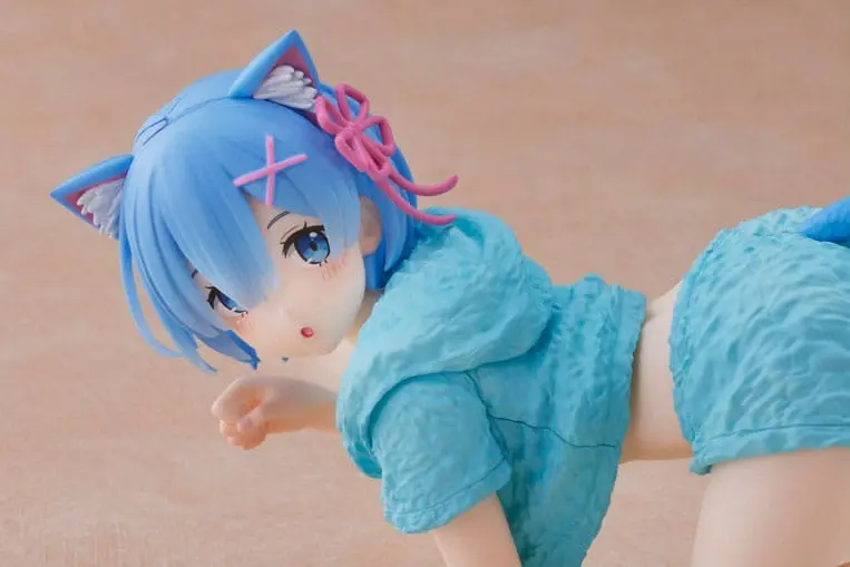 Re:Zero - Starting Life in Another World PVC Soška Rem Cat Roomwear Version produktová fotografia