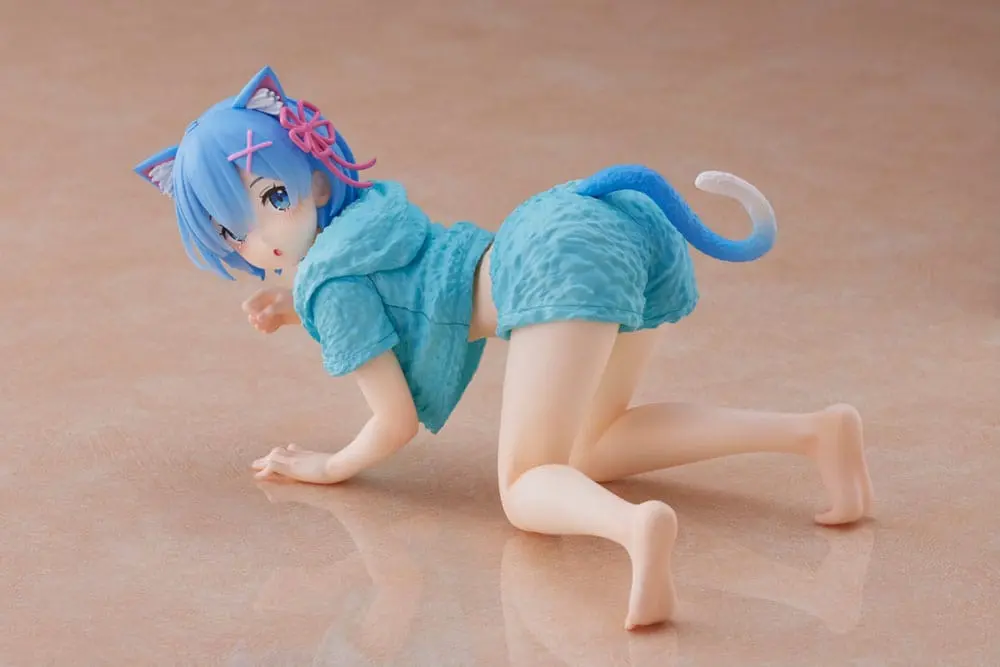 Re:Zero - Starting Life in Another World PVC Soška Rem Cat Roomwear Version produktová fotografia