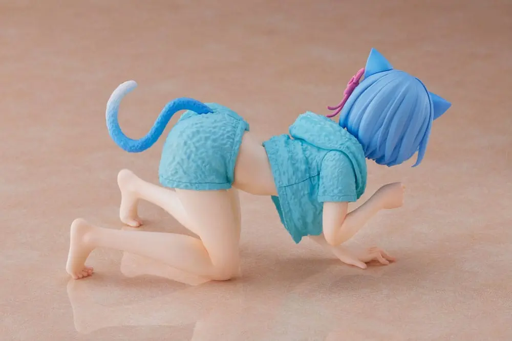 Re:Zero - Starting Life in Another World PVC Soška Rem Cat Roomwear Version produktová fotografia
