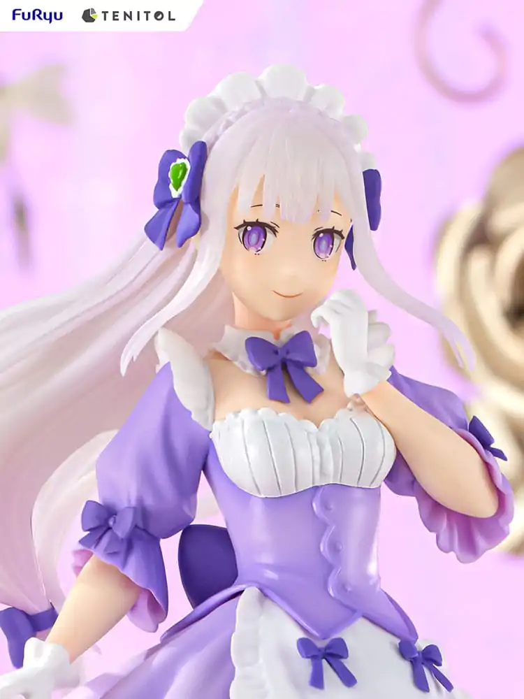 Re:ZERO Starting Life in Another World Tenitol PVC figúrka Maid Emilia 28 cm termékfotó