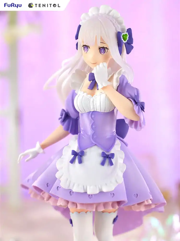 Re:ZERO Starting Life in Another World Tenitol PVC figúrka Maid Emilia 28 cm termékfotó