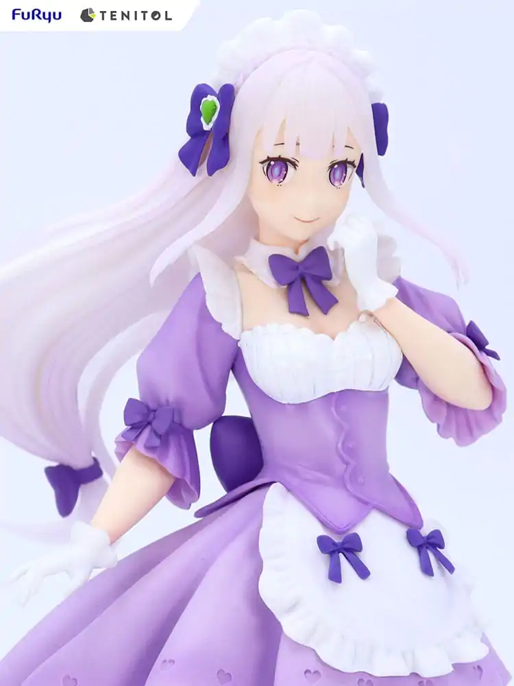 Re:ZERO Starting Life in Another World Tenitol PVC figúrka Maid Emilia 28 cm termékfotó