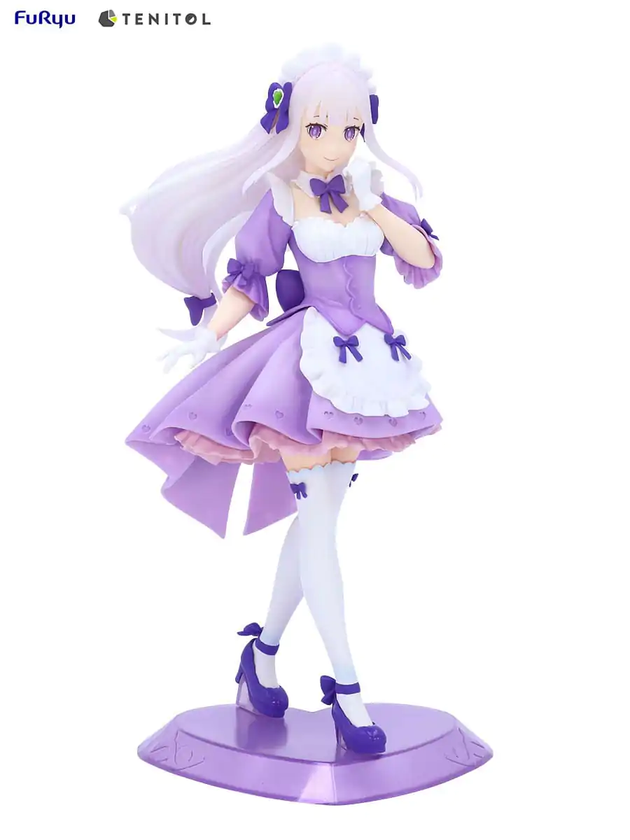 Re:ZERO Starting Life in Another World Tenitol PVC figúrka Maid Emilia 28 cm termékfotó