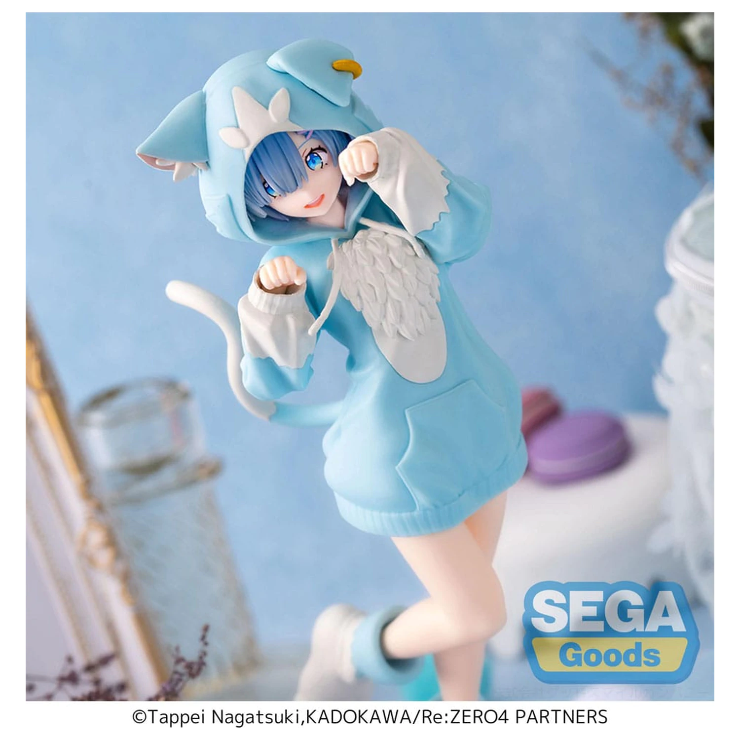 Re:Zero Starting Life in Another World XStellar PVC socha Rem Mofumofu Pack 22 cm produktová fotografia
