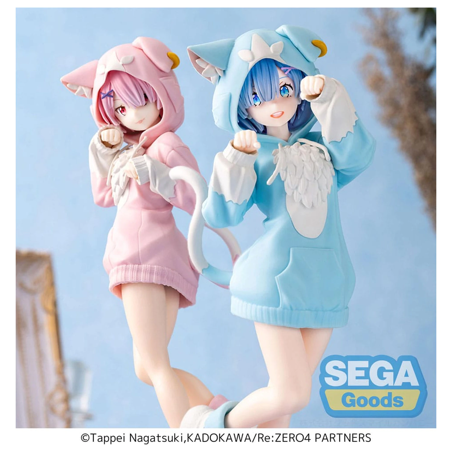 Re:Zero Starting Life in Another World XStellar PVC socha Rem Mofumofu Pack 22 cm produktová fotografia