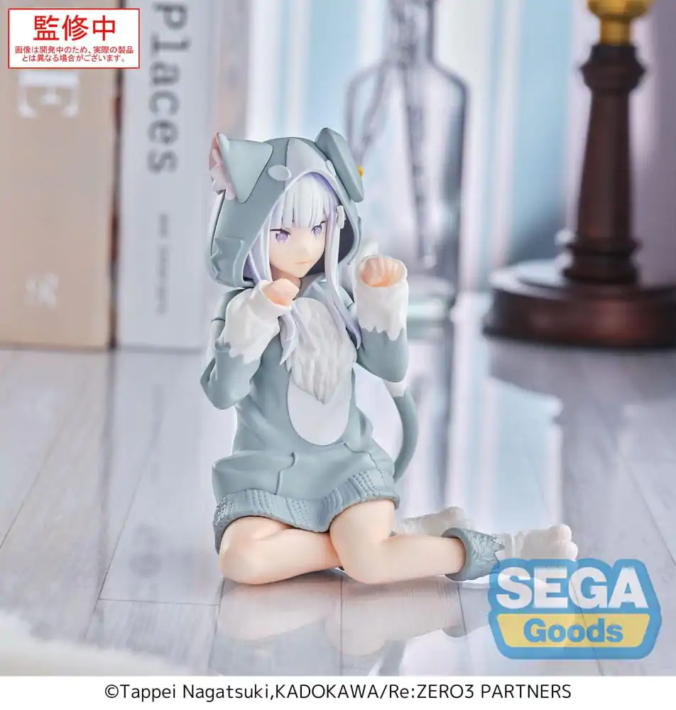 Re:Zero Starting Life in Another World Yumemirize PVC soška Emilia Mofumofu Pack 11 cm produktová fotografia